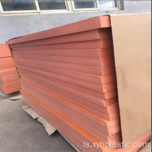 Staðlað stærð Excellent Physical Orange Phenolic Resin Sheet